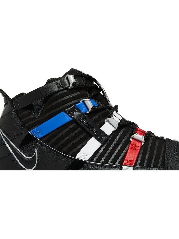 Кроссовки Nike Zoom LeBron 3 Retro 'Barbershop' — изображение 2 из 10, черный
