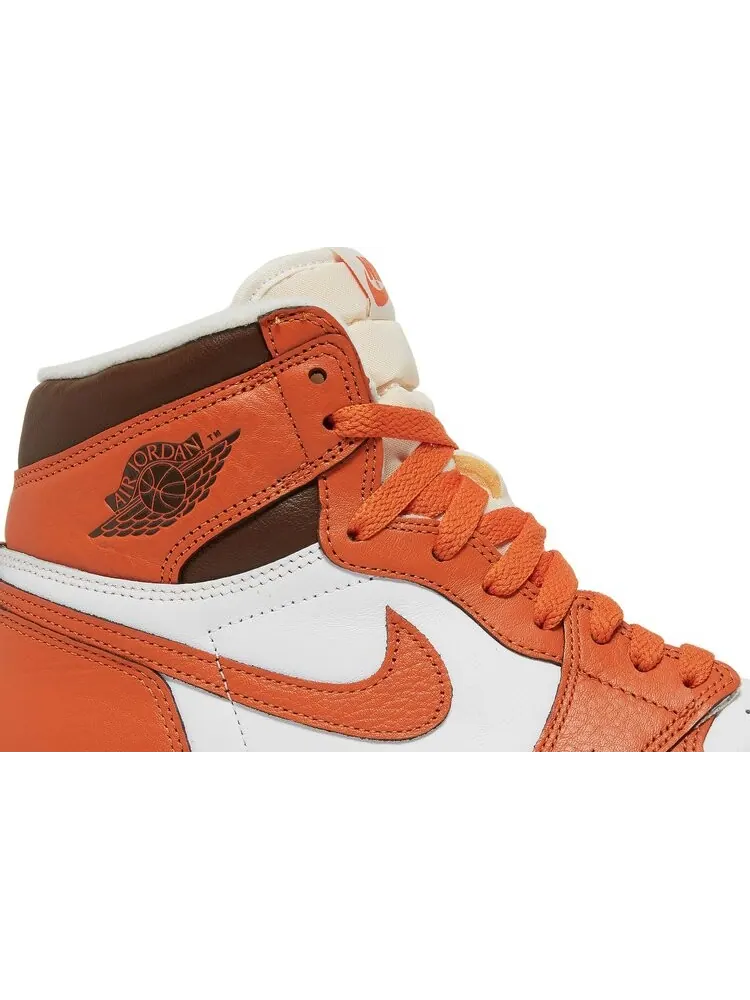 Кроссовки Wmns Air Jordan 1 High OG Starfish — изображение 2 из 10, оранжевый