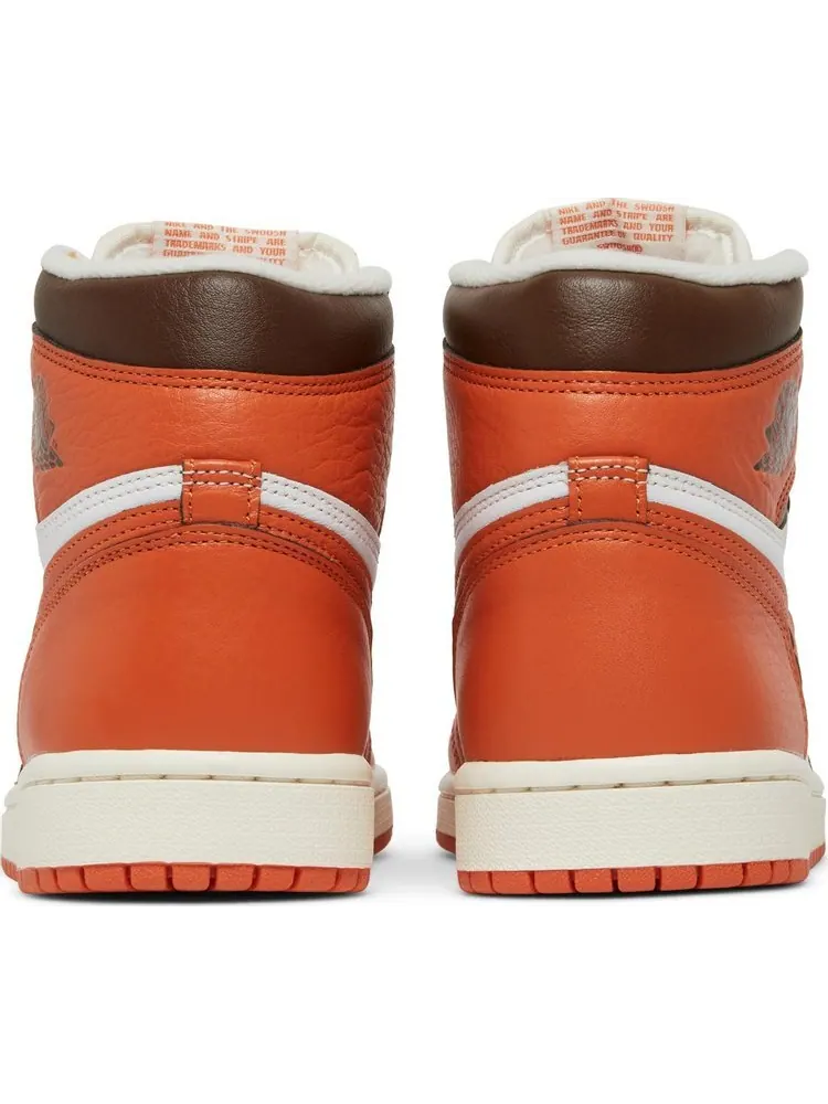 Кроссовки Wmns Air Jordan 1 High OG Starfish — изображение 6 из 10, оранжевый