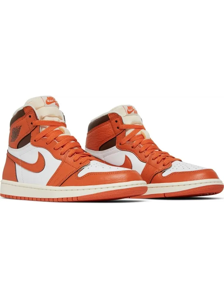 Кроссовки Wmns Air Jordan 1 High OG Starfish — изображение 8 из 10, оранжевый