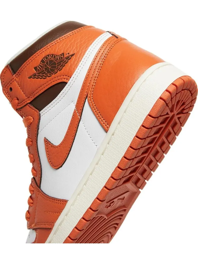 Кроссовки Wmns Air Jordan 1 High OG Starfish — изображение 10 из 10, оранжевый