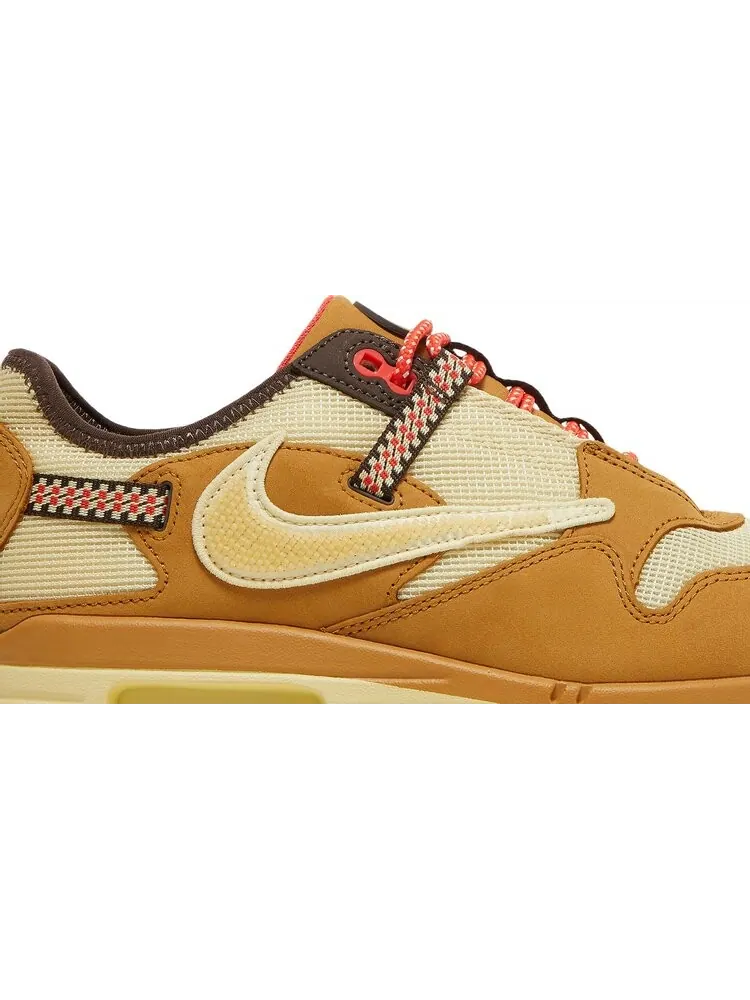 Кроссовки Nike Travis Scott x Air Max 1 'Wheat' — изображение 2 из 10, загар