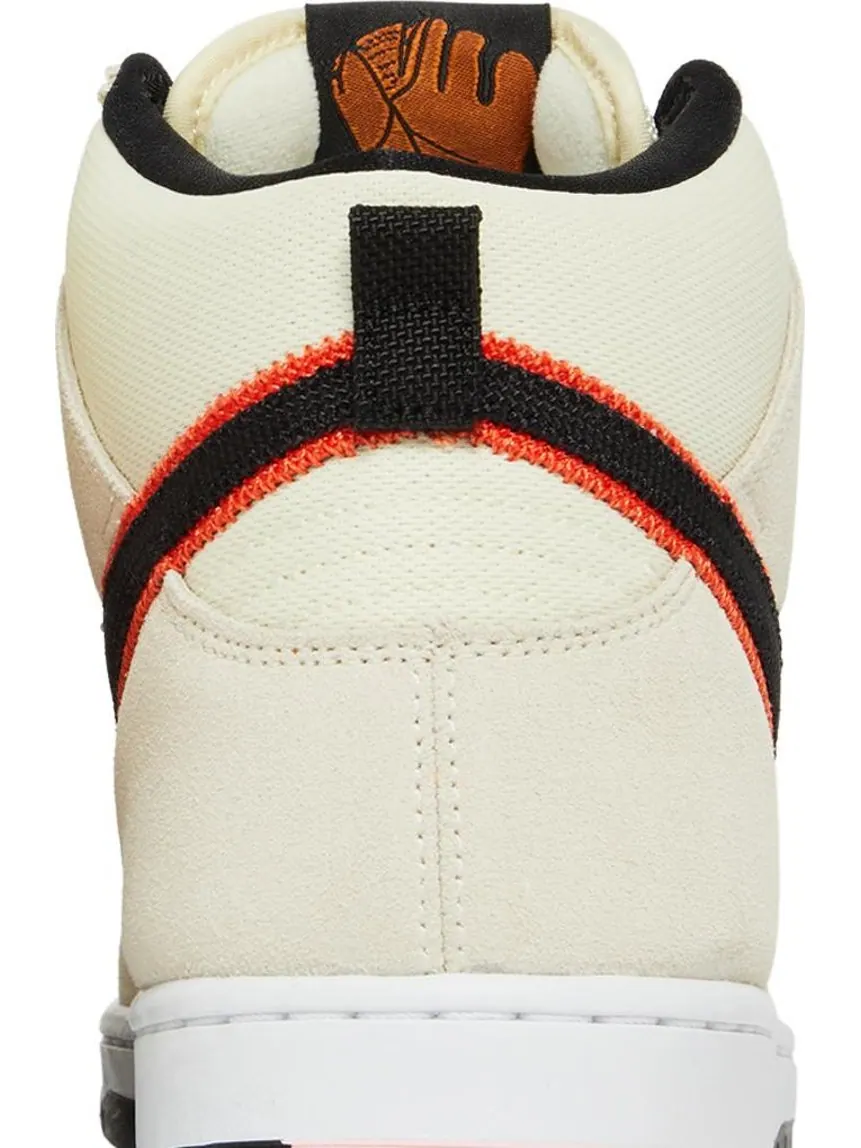 Кроссовки Nike Dunk High SB 'San Francisco Giants' — изображение 7 из 8, бежевый