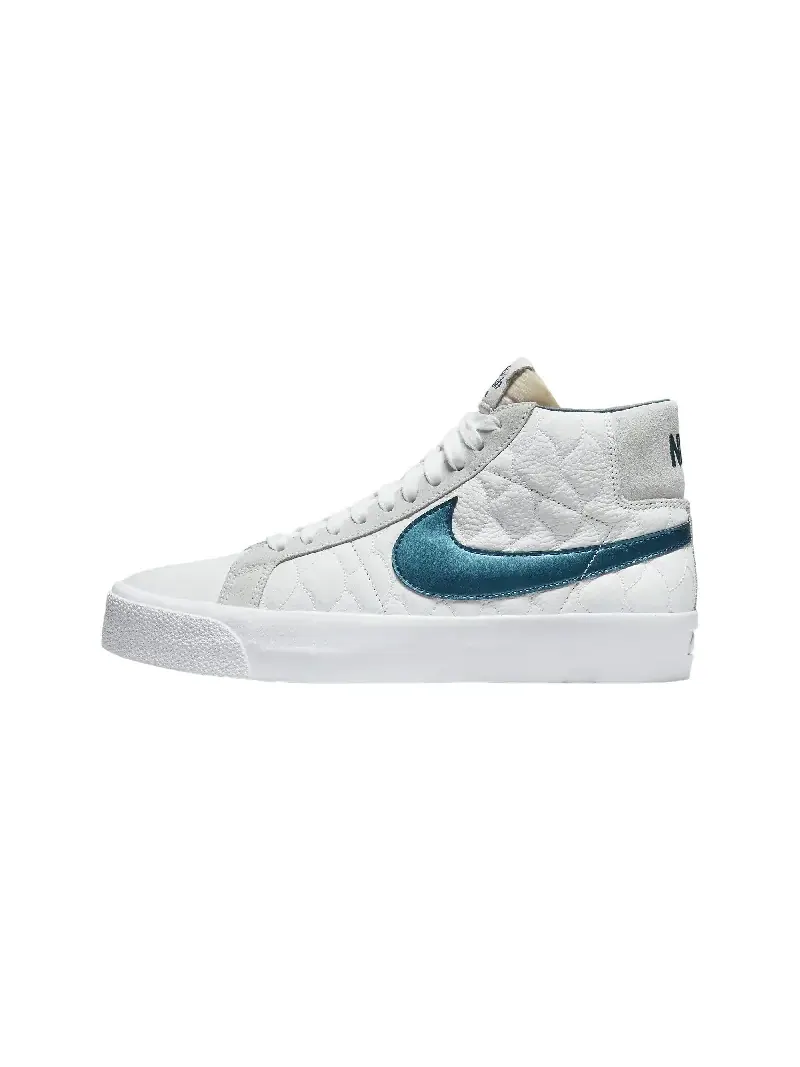 Кеды Nike SB Zoom Blazer Mid EK — изображение 3 из 5, белый/синий