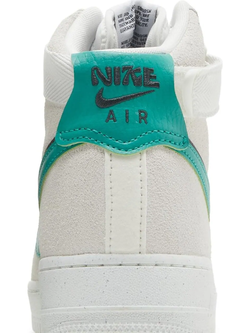 Кроссовки Nike Wmns Air Force 1 High SE '82 - Neptune Green' — изображение 7 из 8, белый