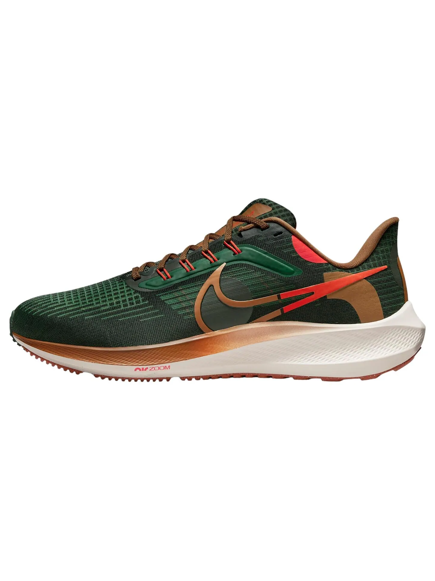 Кроссовки Nike Air Zoom Pegasus 39 A.I.R. Hola Lou — изображение 1 из 7, темно-зеленый/коричневый