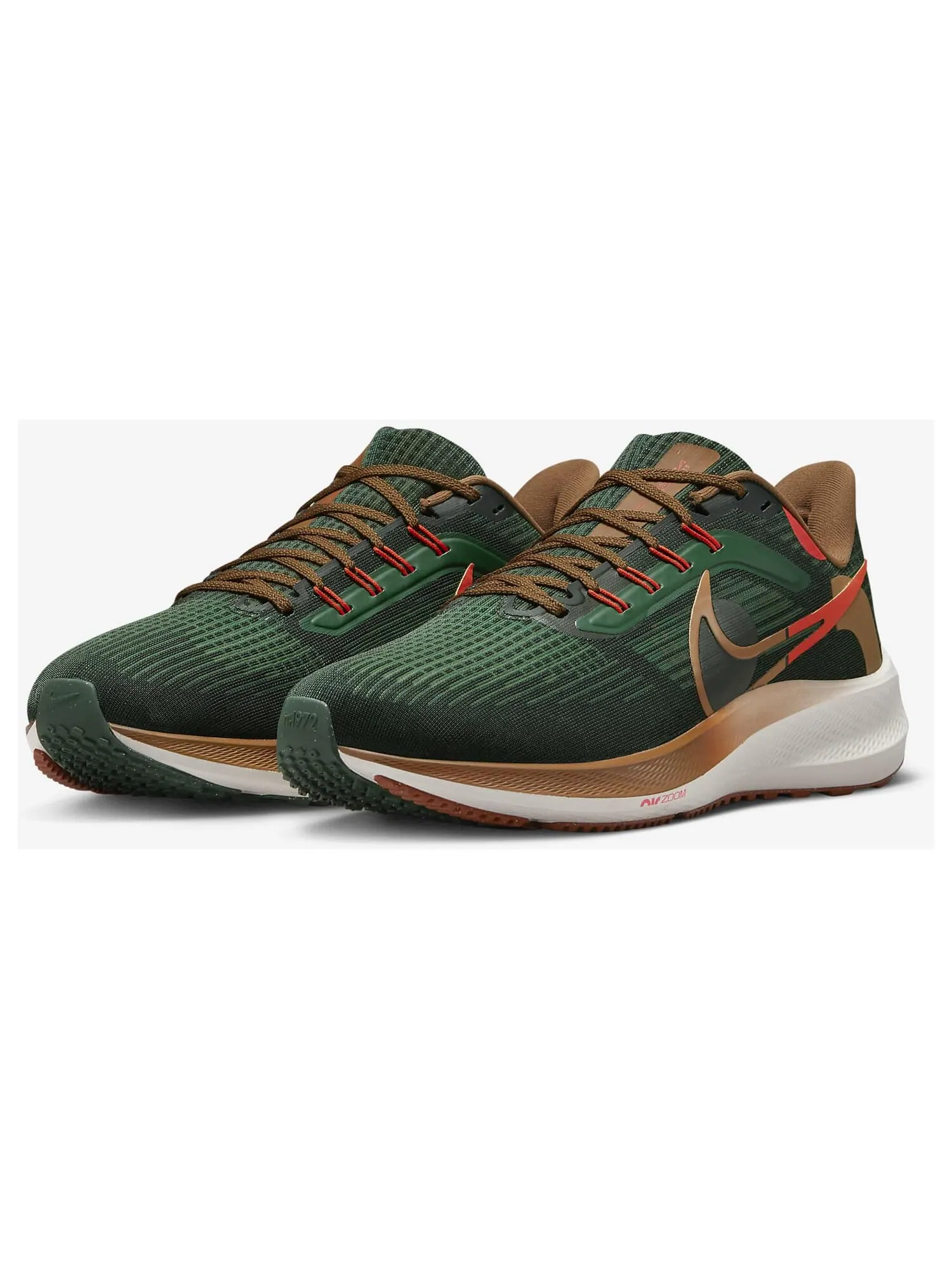 Кроссовки Nike Air Zoom Pegasus 39 A.I.R. Hola Lou — изображение 2 из 7, темно-зеленый/коричневый