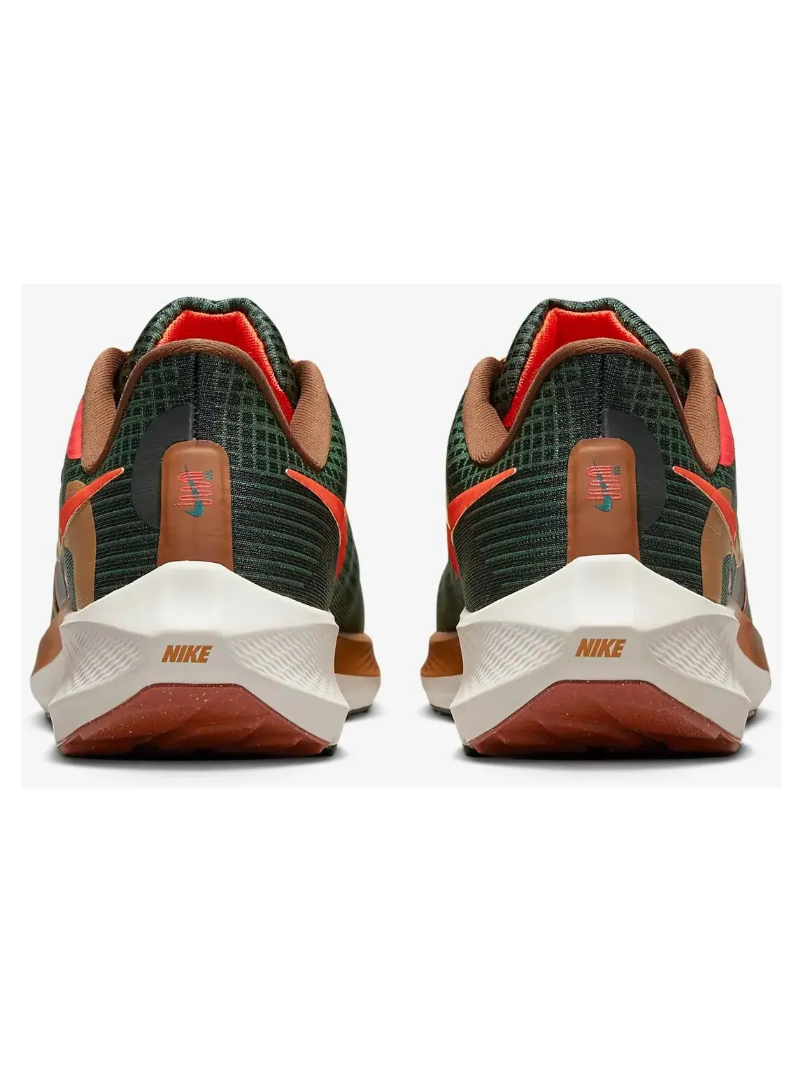 Кроссовки Nike Air Zoom Pegasus 39 A.I.R. Hola Lou — изображение 4 из 7, темно-зеленый/коричневый