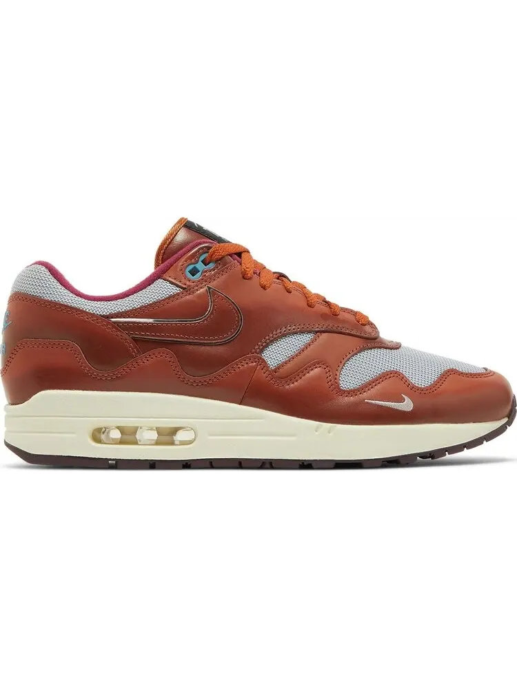Кроссовки Nike Patta x Air Max 1 'Dark Russet' — изображение 1 из 8, коричневый
