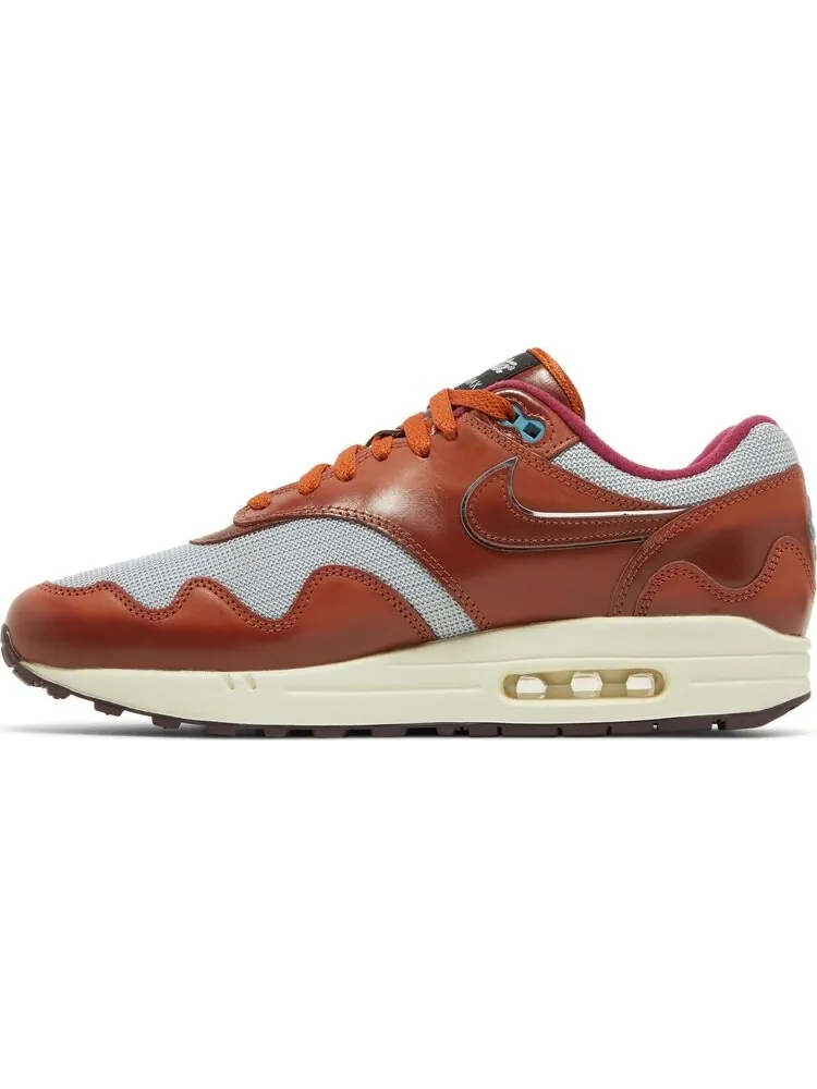 Кроссовки Nike Patta x Air Max 1 'Dark Russet' — изображение 3 из 8, коричневый