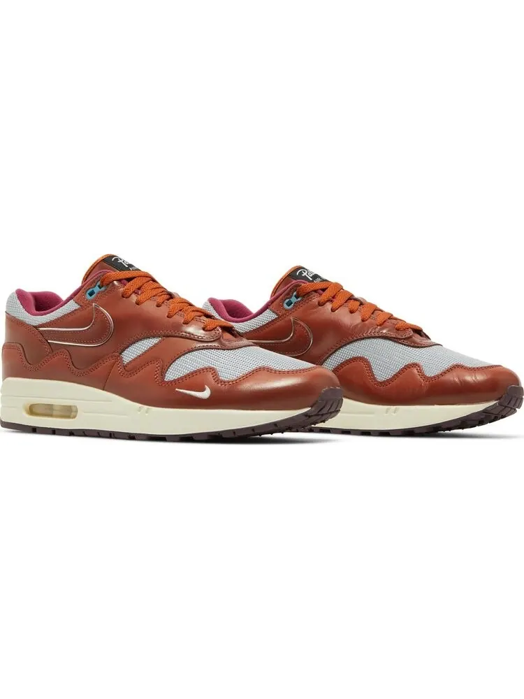 Кроссовки Nike Patta x Air Max 1 'Dark Russet' — изображение 8 из 8, коричневый
