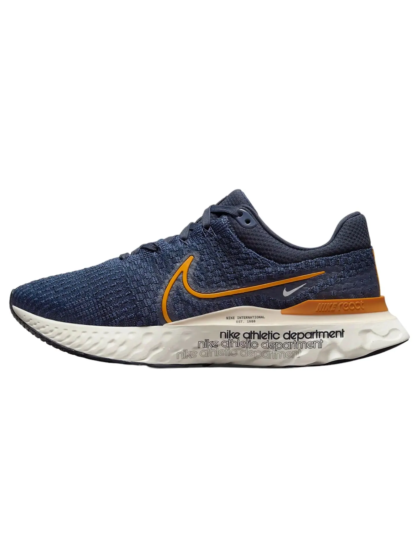 Кроссовки Nike React Infinity Run Flyknit 3 Premium — изображение 1 из 7, темно-синий/оранжевый