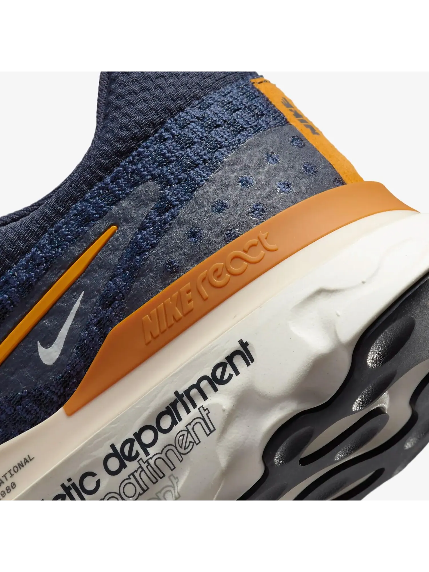 Кроссовки Nike React Infinity Run Flyknit 3 Premium — изображение 7 из 7, темно-синий/оранжевый