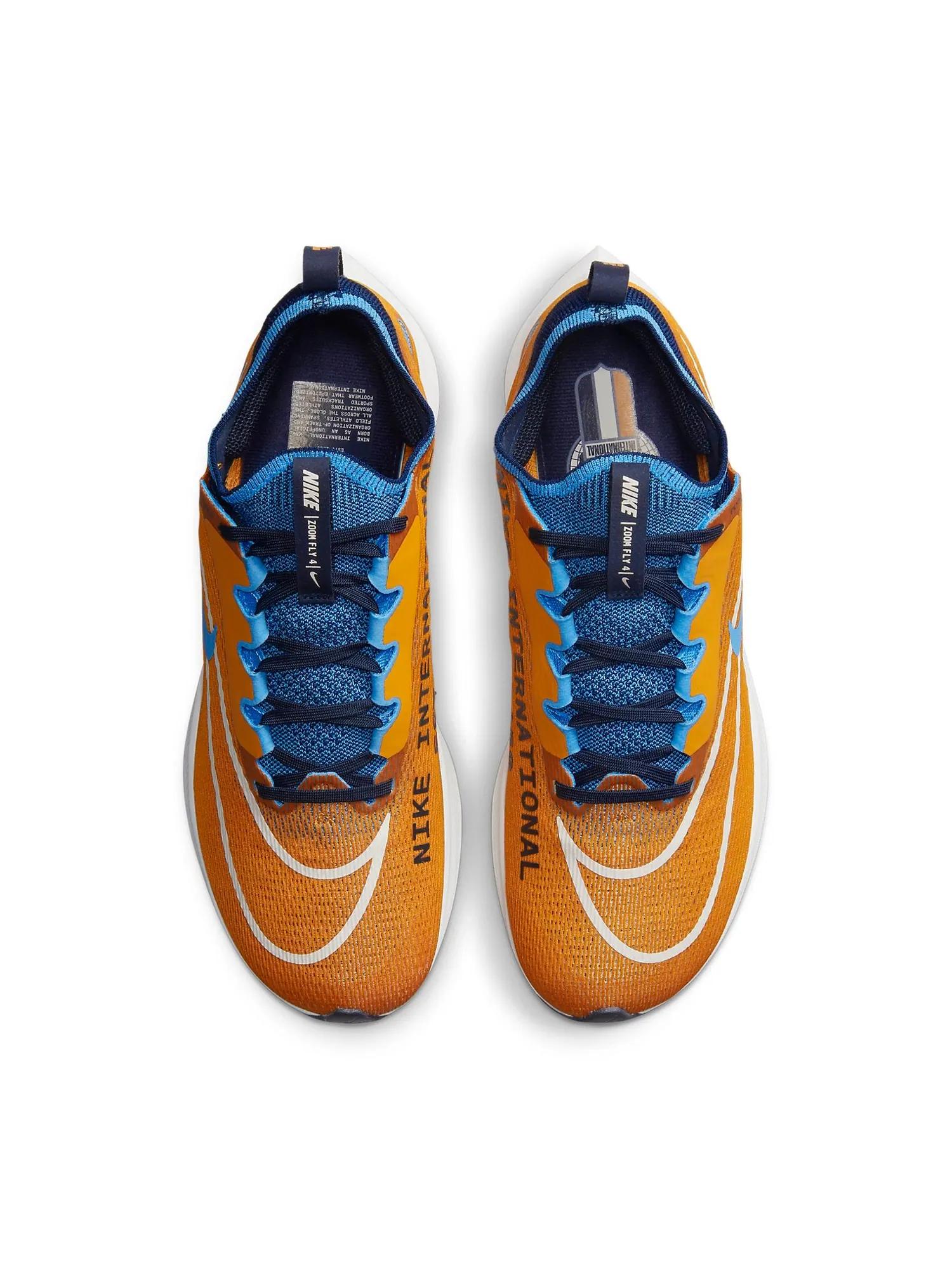 Кроссовки Nike Zoom Fly 4 Premium 'Light Curry' — изображение 3 из 6, оранжевый