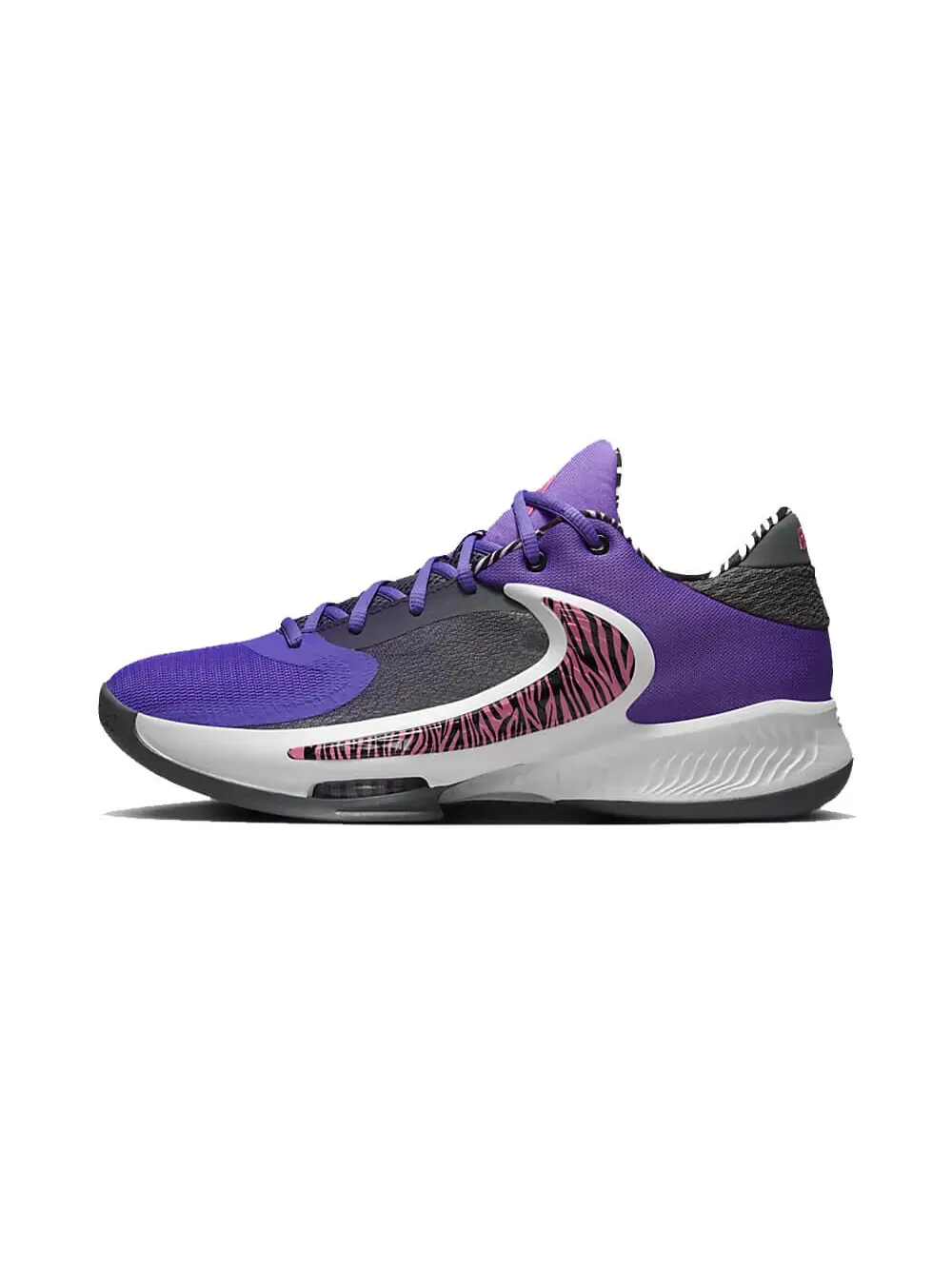 Баскетбольные кроссовки Nike Zoom Freak 4 — изображение 1 из 7, фиолетовый