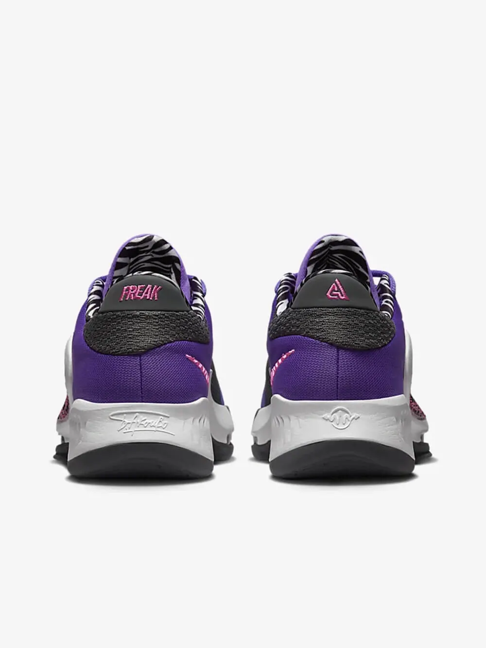 Баскетбольные кроссовки Nike Zoom Freak 4 — изображение 4 из 7, фиолетовый