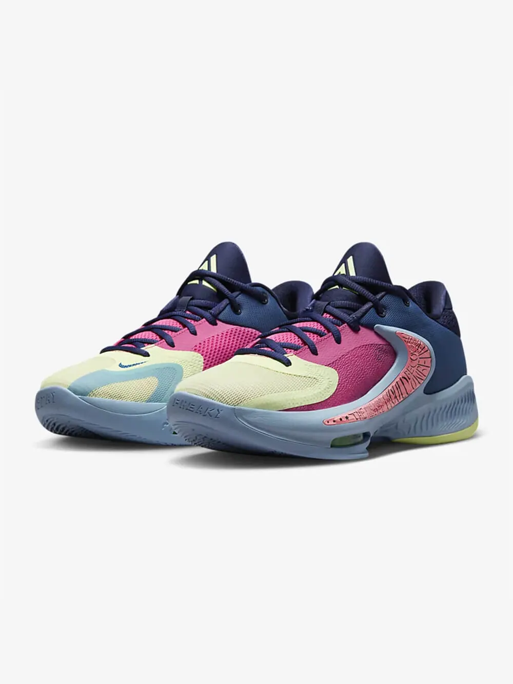 Баскетбольные кроссовки Nike Zoom Freak 4 NRG "Unknown" — изображение 2 из 7, синий