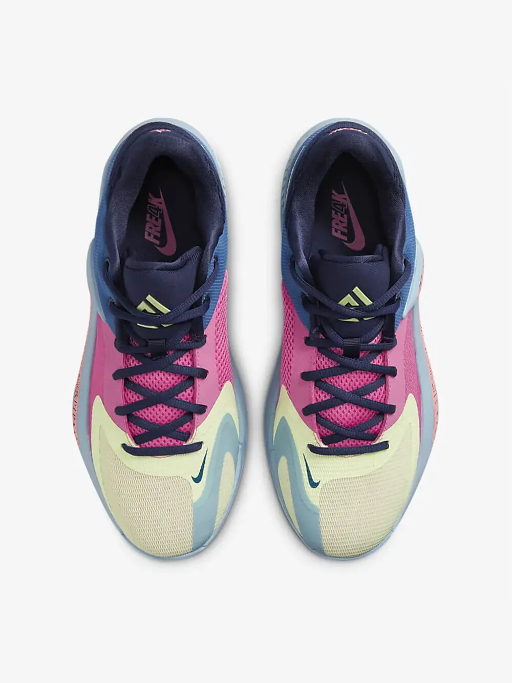 Баскетбольные кроссовки Nike Zoom Freak 4 NRG "Unknown" — изображение 3 из 7, синий