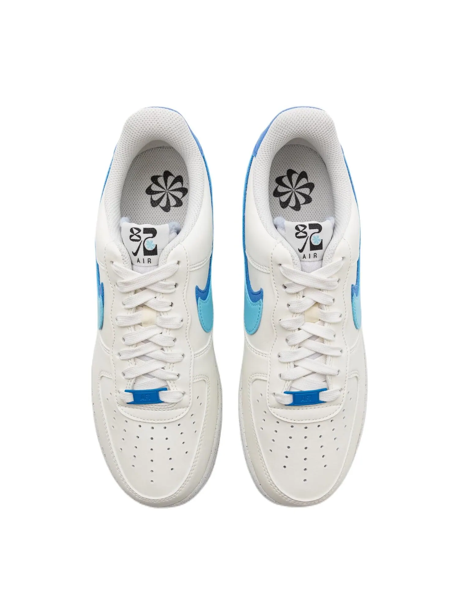 Кроссовки Nike Air Force 1 — изображение 4 из 4, кремовый/голубой