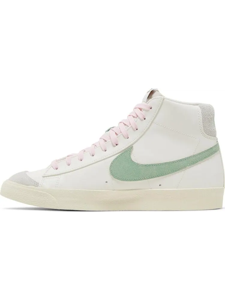 Кроссовки Nike Blazer Mid 77 Premium Certified Fresh Sail Enamel Green — изображение 3 из 8, белый