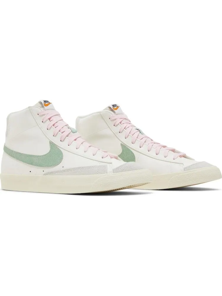 Кроссовки Nike Blazer Mid 77 Premium Certified Fresh Sail Enamel Green — изображение 8 из 8, белый