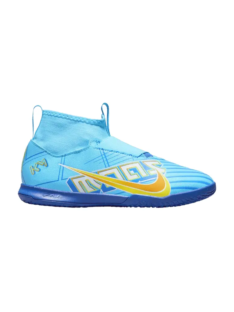 Кроссовки Nike Kylian Mbapp√© x Zoom Mercurial Superfly 9 Academy IC GS 'Motivation Pack' — изображение 1 из 1, синий/белый