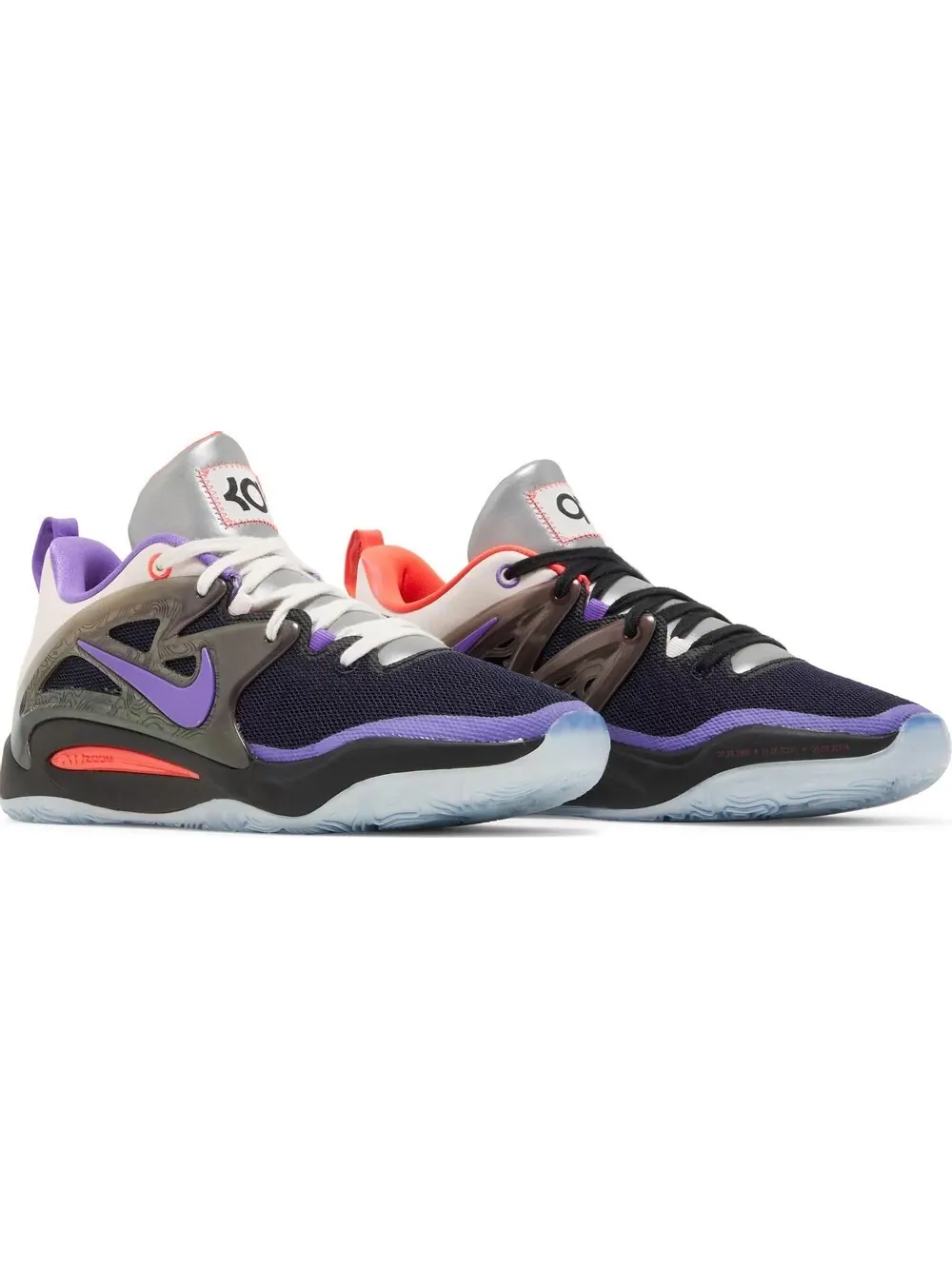 Баскетбольные кроссовки Nike 9th Wonder x KD 15 'Producer Pack - Charles Douthit' — изображение 2 из 5, черный/разноцветный