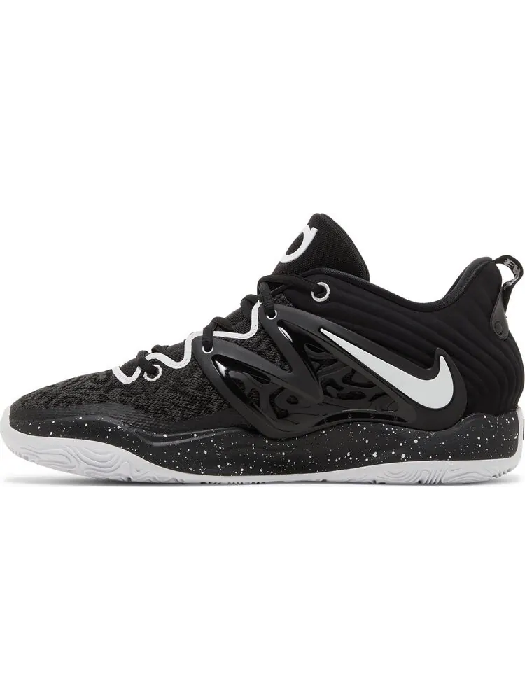 Кроссовки Nike KD 15 TB 'Black White Speckled' — изображение 3 из 8, черный