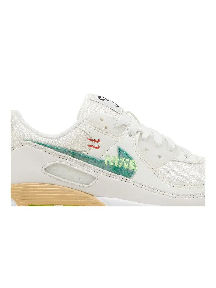 Кроссовки Nike Wmns Air Max 90 SE 'White Neptune Green' — изображение 3 из 9, белый/зеленый///черный