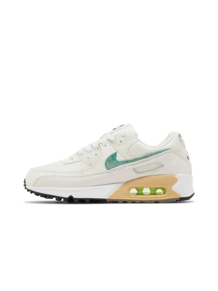 Кроссовки Nike Wmns Air Max 90 SE 'White Neptune Green' — изображение 4 из 9, белый/зеленый///черный