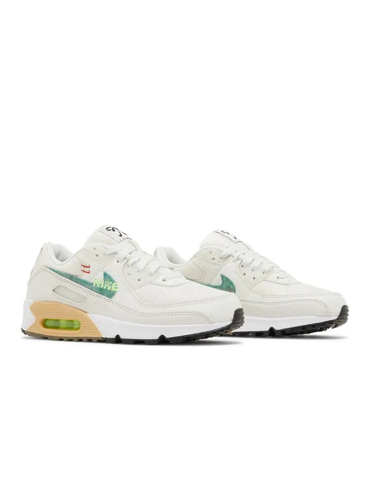 Кроссовки Nike Wmns Air Max 90 SE 'White Neptune Green' — изображение 9 из 9, белый/зеленый///черный