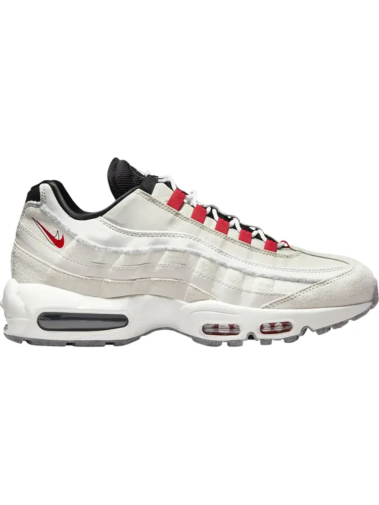 Кроссовки Nike Air Max 95 SE 'Double Swoosh - Light Bone Habanero Red' — изображение 1 из 1, белый