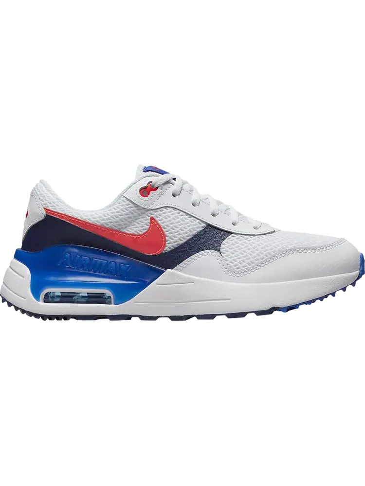 Кроссовки Nike Air Max SYSTM GS 'White Royal Crimson' — изображение 1 из 1, белый
