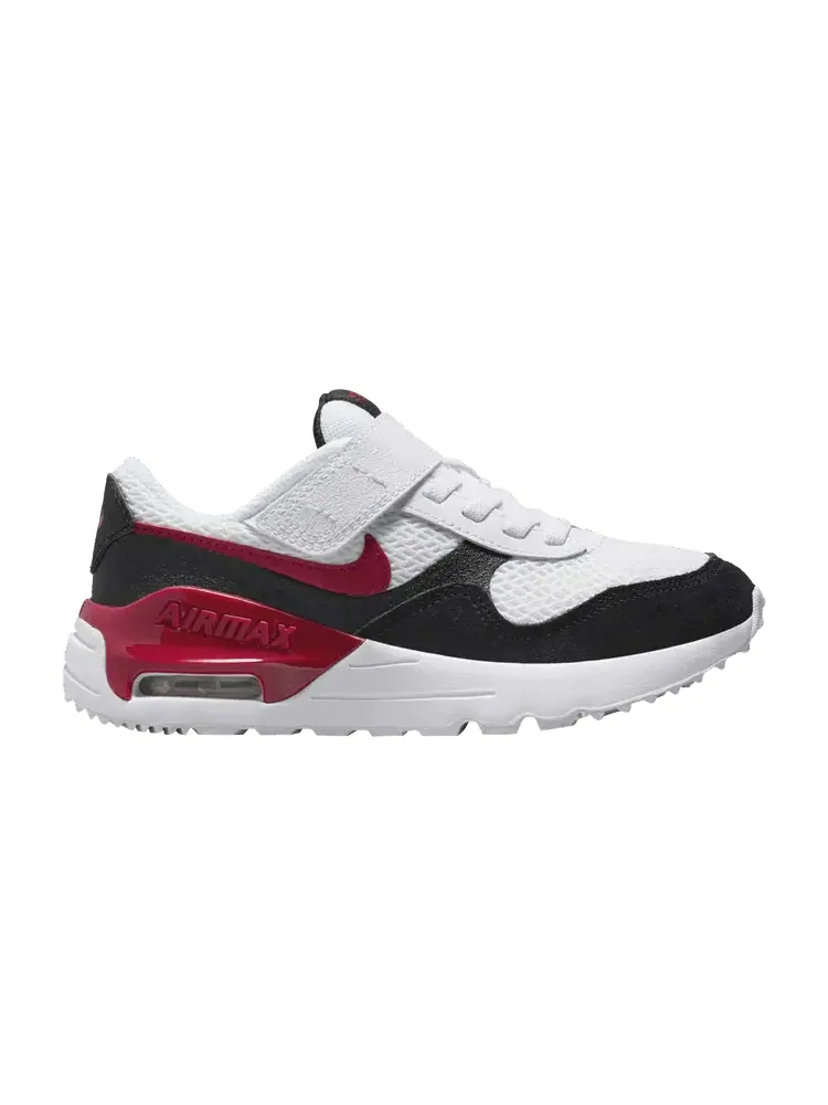 Кроссовки Nike Air Max SYSTM PS White Black Gym Red — изображение 1 из 1, белый черный красный