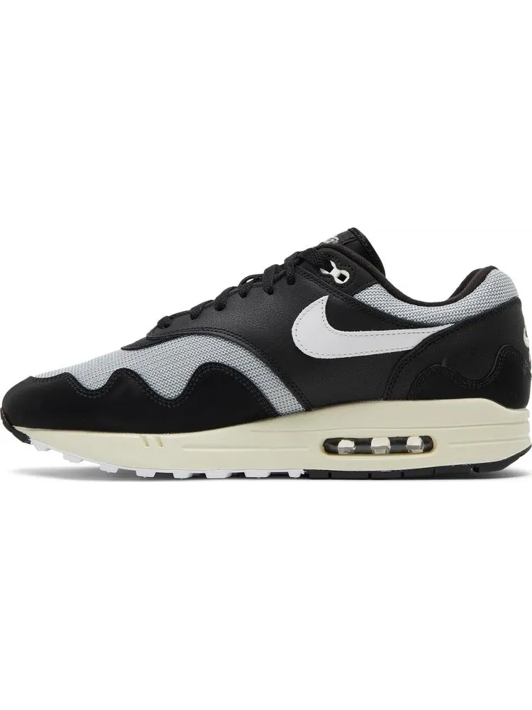 Кроссовки Nike Patta x Air Max 1 'Black' — изображение 3 из 8, черный