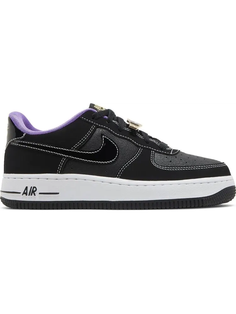 Кроссовки Nike Air Force 1 LV8 GS 'World Champ - Lakers' — изображение 1 из 8, черный