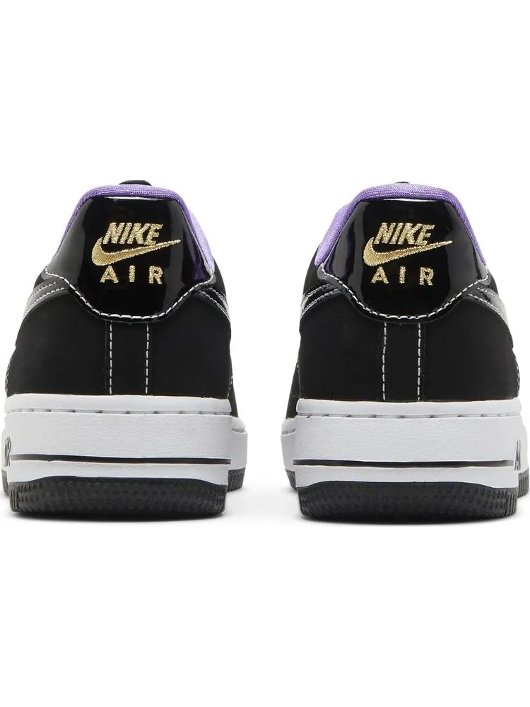 Кроссовки Nike Air Force 1 LV8 GS 'World Champ - Lakers' — изображение 6 из 8, черный
