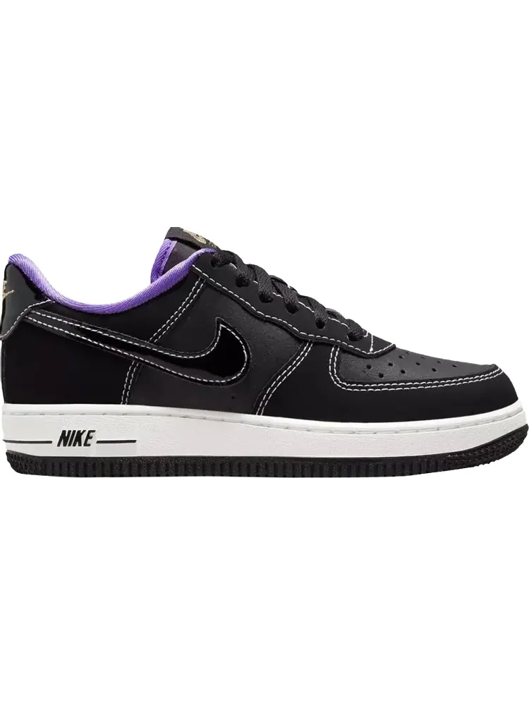 Кроссовки Nike Force 1 LV8 PS 'World Champ - Lakers' — изображение 1 из 1, черный