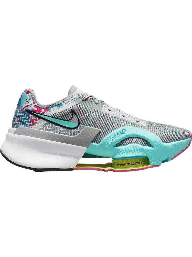 Кроссовки Nike Wmns Air Zoom SuperRep 3 'Graffiti Graphics' — изображение 1 из 1, серый