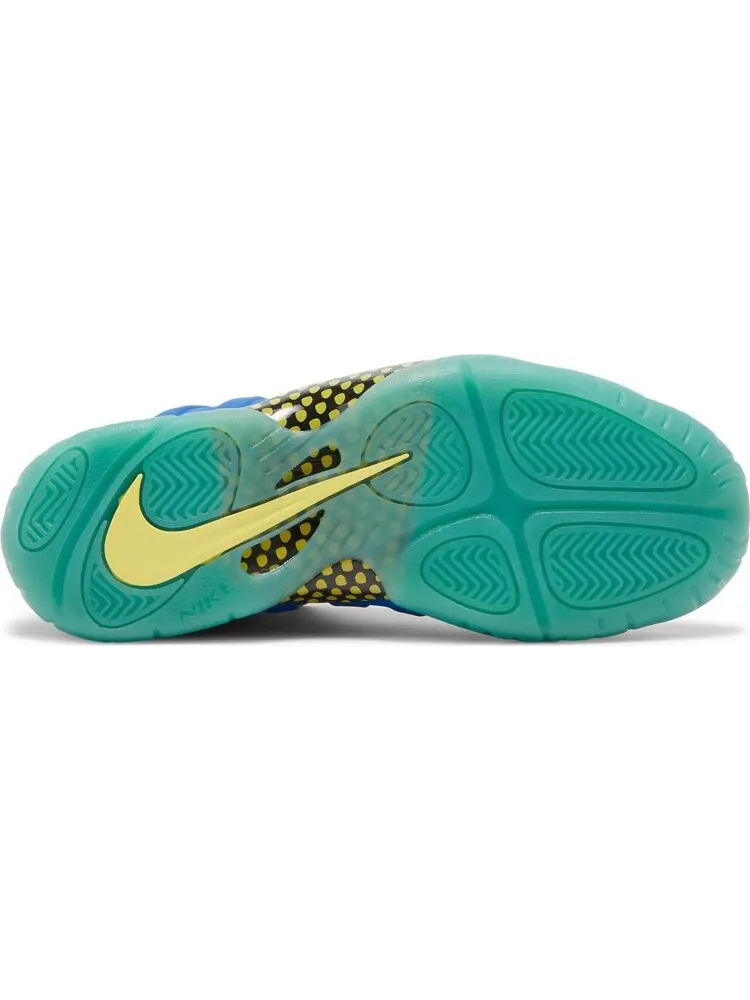 Кроссовки Nike Little Posite One GS 'Multi-Color' — изображение 4 из 8, синий