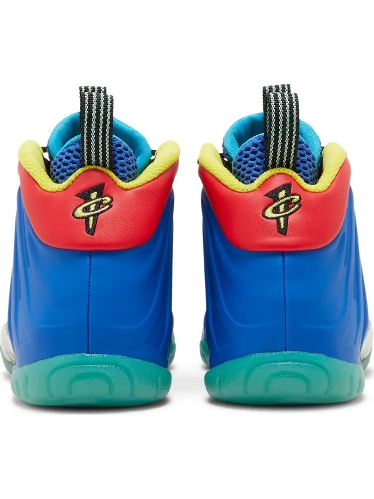 Кроссовки Nike Little Posite One GS 'Multi-Color' — изображение 6 из 8, синий
