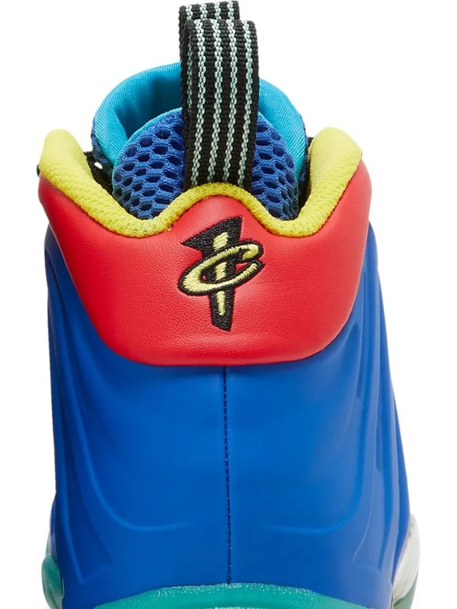 Кроссовки Nike Little Posite One GS 'Multi-Color' — изображение 7 из 8, синий
