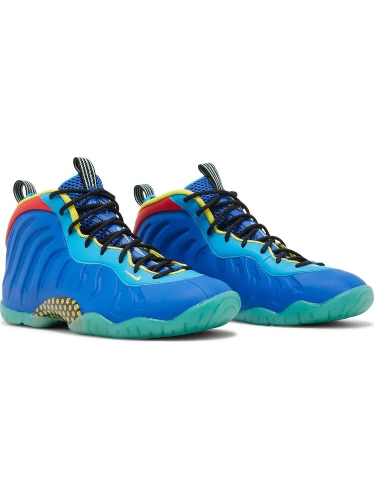 Кроссовки Nike Little Posite One GS 'Multi-Color' — изображение 8 из 8, синий