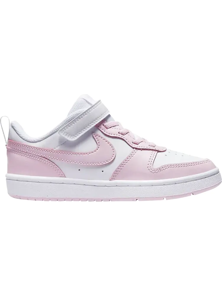 Кроссовки Nike Court Borough Low 2 PS 'White Pink Foam' — изображение 1 из 1, белый