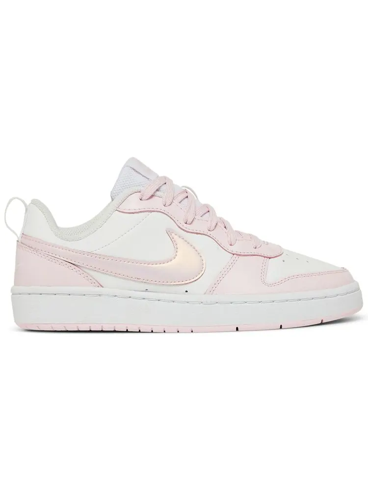 Кроссовки Nike Court Borough Low 2 SE GS 'White Pink Foam' — изображение 1 из 8, белый