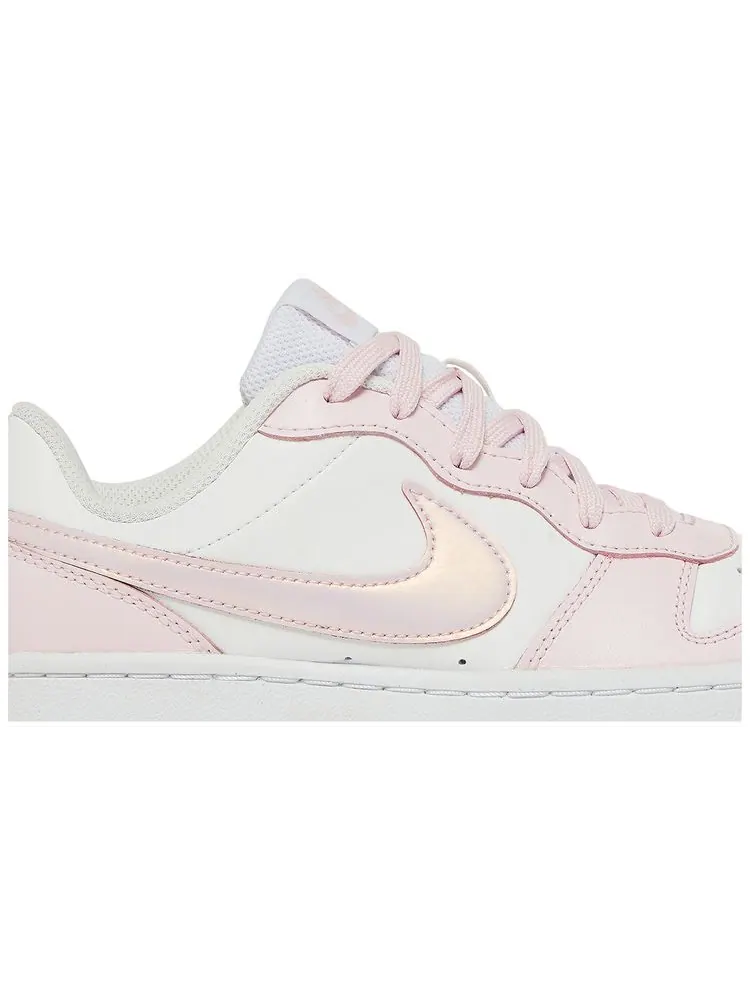 Кроссовки Nike Court Borough Low 2 SE GS 'White Pink Foam' — изображение 2 из 8, белый