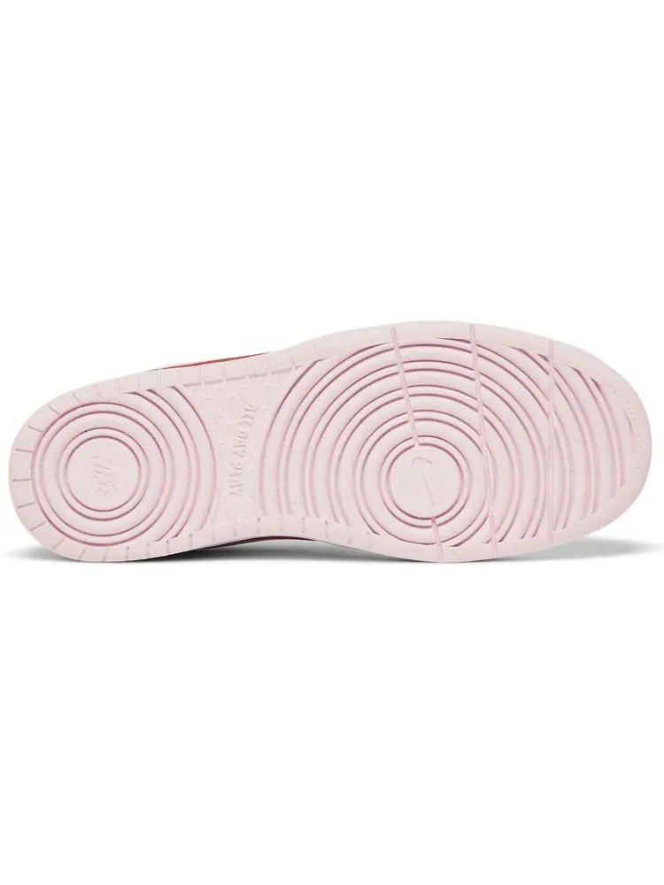 Кроссовки Nike Court Borough Low 2 SE GS 'White Pink Foam' — изображение 4 из 8, белый