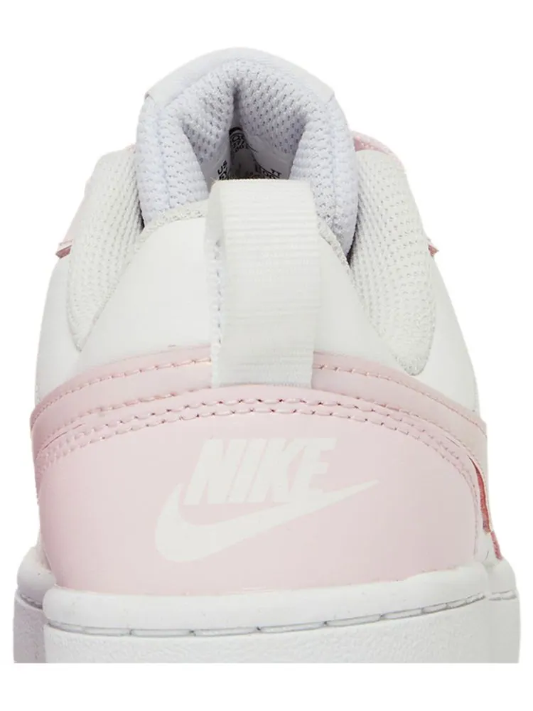 Кроссовки Nike Court Borough Low 2 SE GS 'White Pink Foam' — изображение 7 из 8, белый