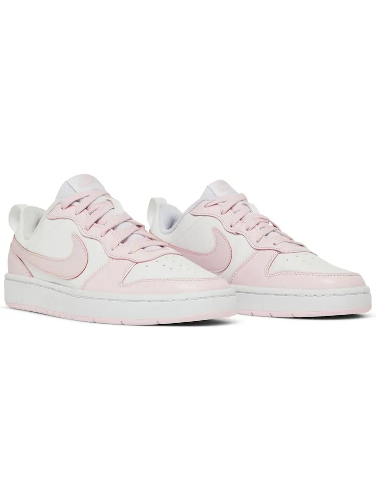Кроссовки Nike Court Borough Low 2 SE GS 'White Pink Foam' — изображение 8 из 8, белый
