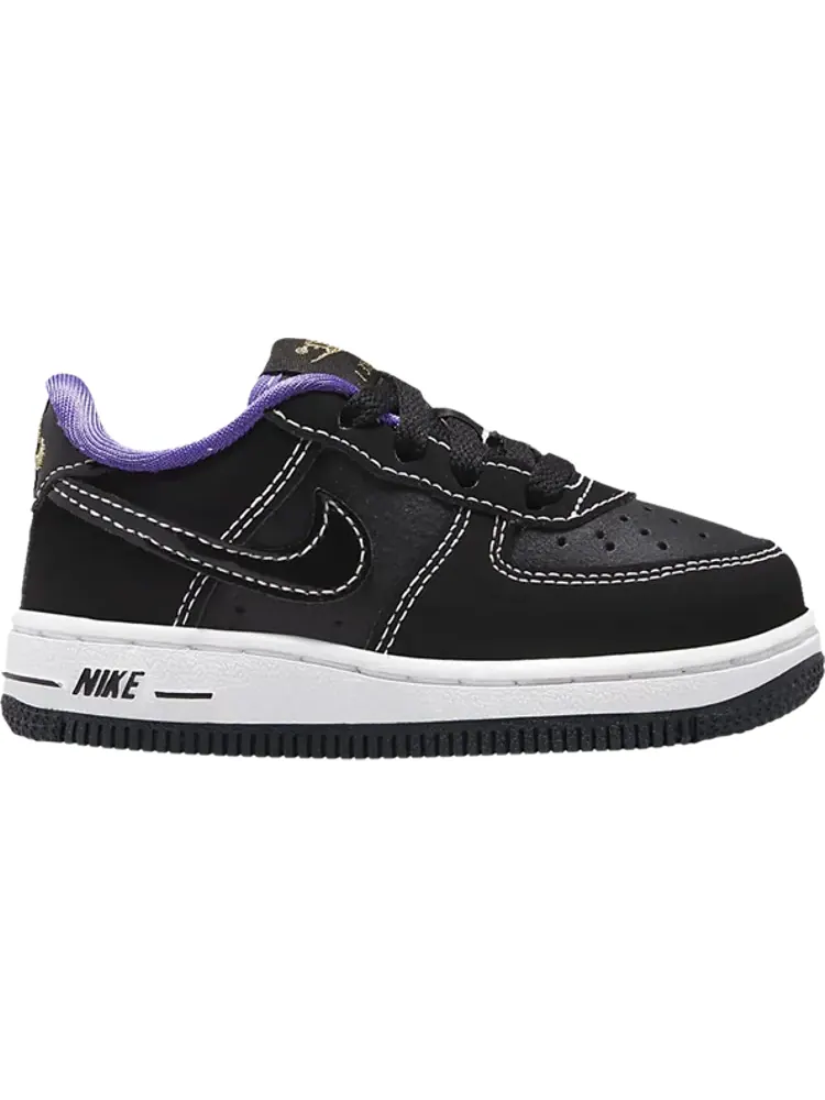 Кроссовки Nike Force 1 LV8 TD 'Cracked - Black White' — изображение 1 из 1, черный